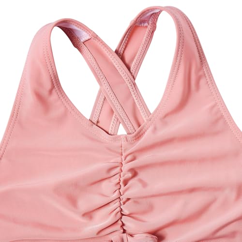 BFUSTYLE Girls One Piece Swimsuit Cute Striped Bathing Suit Hawaii Swimwear 4-13 Years4