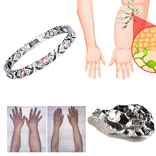Eukk Germanium Lymph Detox Bracelet, Magnetic Lymph Detox Bracelet, Magnetic Therapeutic Slimming Bracelet, Unisex Fashion #TOP4