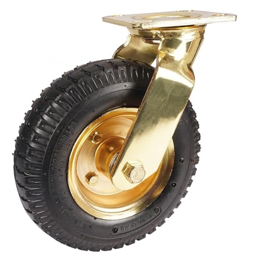 DFLPBHAV 41 Pcs Caster 8-inch Inflatable Wheel Rubber Hotel Luggage Cart Air Universal