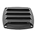 Almencla 2 Inch Louvered Vents, Boat Marine Hull Grill Cover Replacement Part for RV Rectangular (Black)