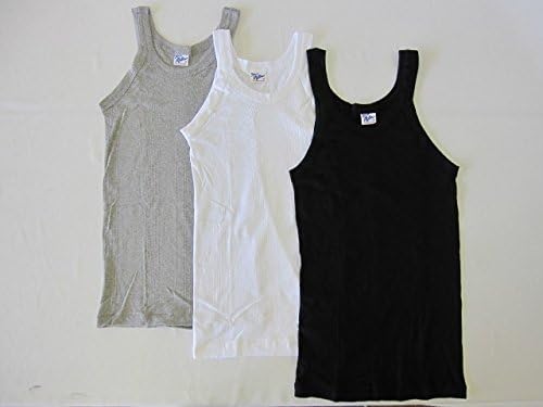 Amazon R P Miller ミラー Panel Rib 1p Tank Top パネルリブ 1枚組 タンクトップ Made In U S A ブラック ｌ ブラック タンクトップ 通販