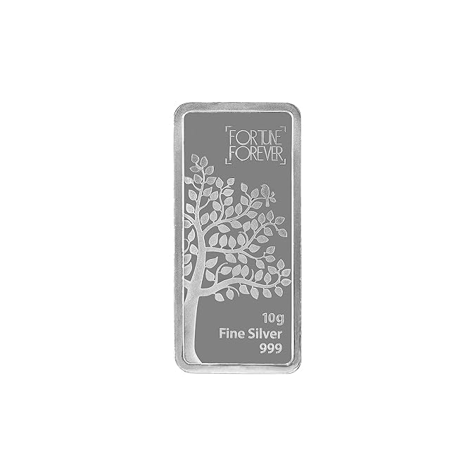 Hope Gems & Jewels(5g, 10g, 20g, 50g, 100g) 999 Pure Silver Bar for Gifting and Investment