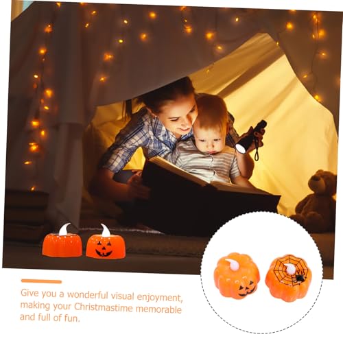 Luces LED de calabaza de larga duración para decoración brillante 5