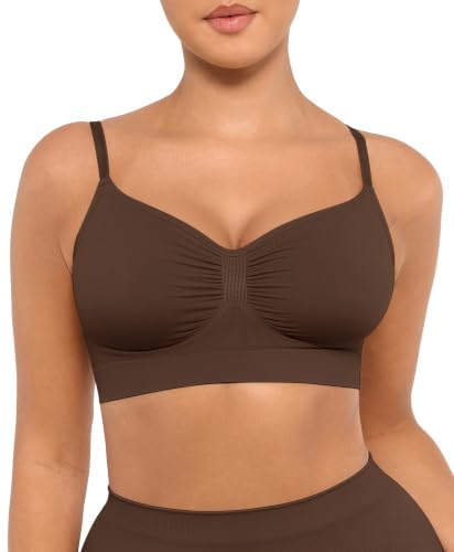 Image of FeelinGirl Seamless Support Bralettes for Women No Underwire Everyday Bras