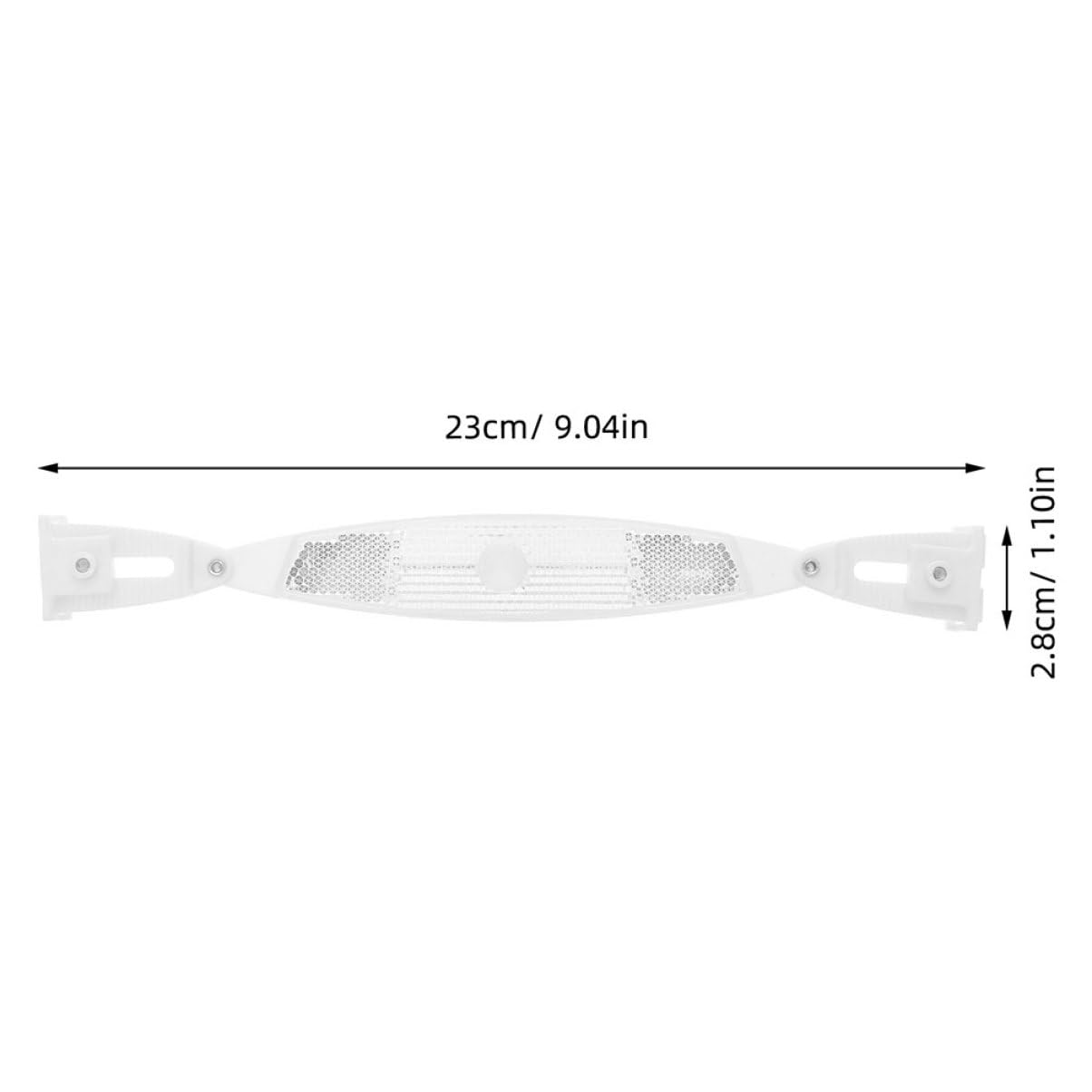 POPETPOP 4Pcs Bicycle Reflectors Durable Clips for Enhanced Visibility at Night Stylish Safety for Mountain and Road Bikes for Adults