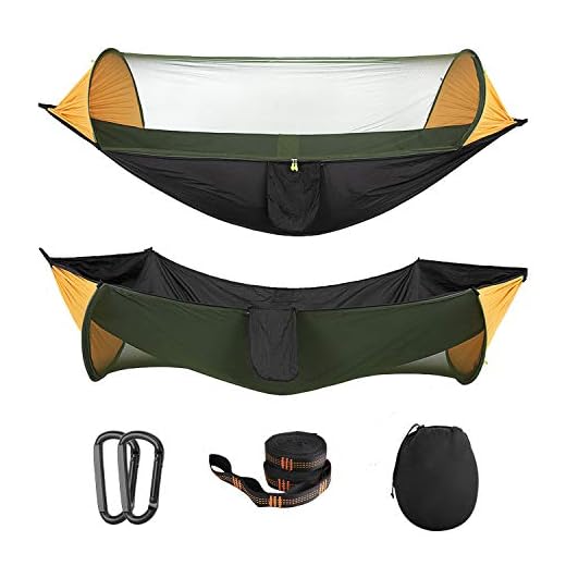 MoKo Amaca da Campeggio con Zanzariera, 2 in 1