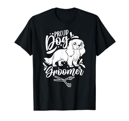 Stolzer Hundefriseur Hundefrisör Hunde Hund T-Shirt