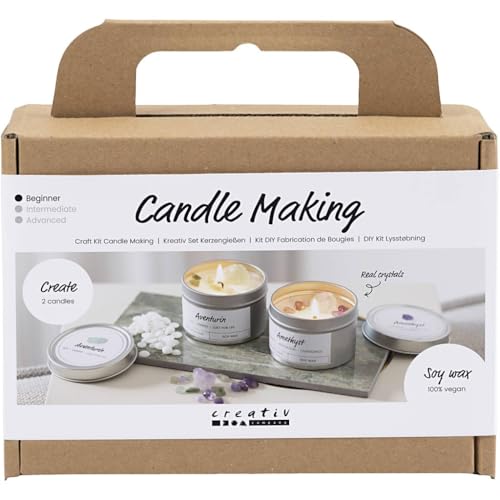 Kit bougie soja crème pour réussir facilement votre première création fait main sans raté