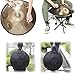 Nitrided Hand Shaken Steel Drum Tambourine Percussion 9/10/12 Tone, D Minor, w/Drum Kit, 2 Mallets, Stand & Hand Towel, 432 Hz, for Meditation, Classroom Music Experimentation