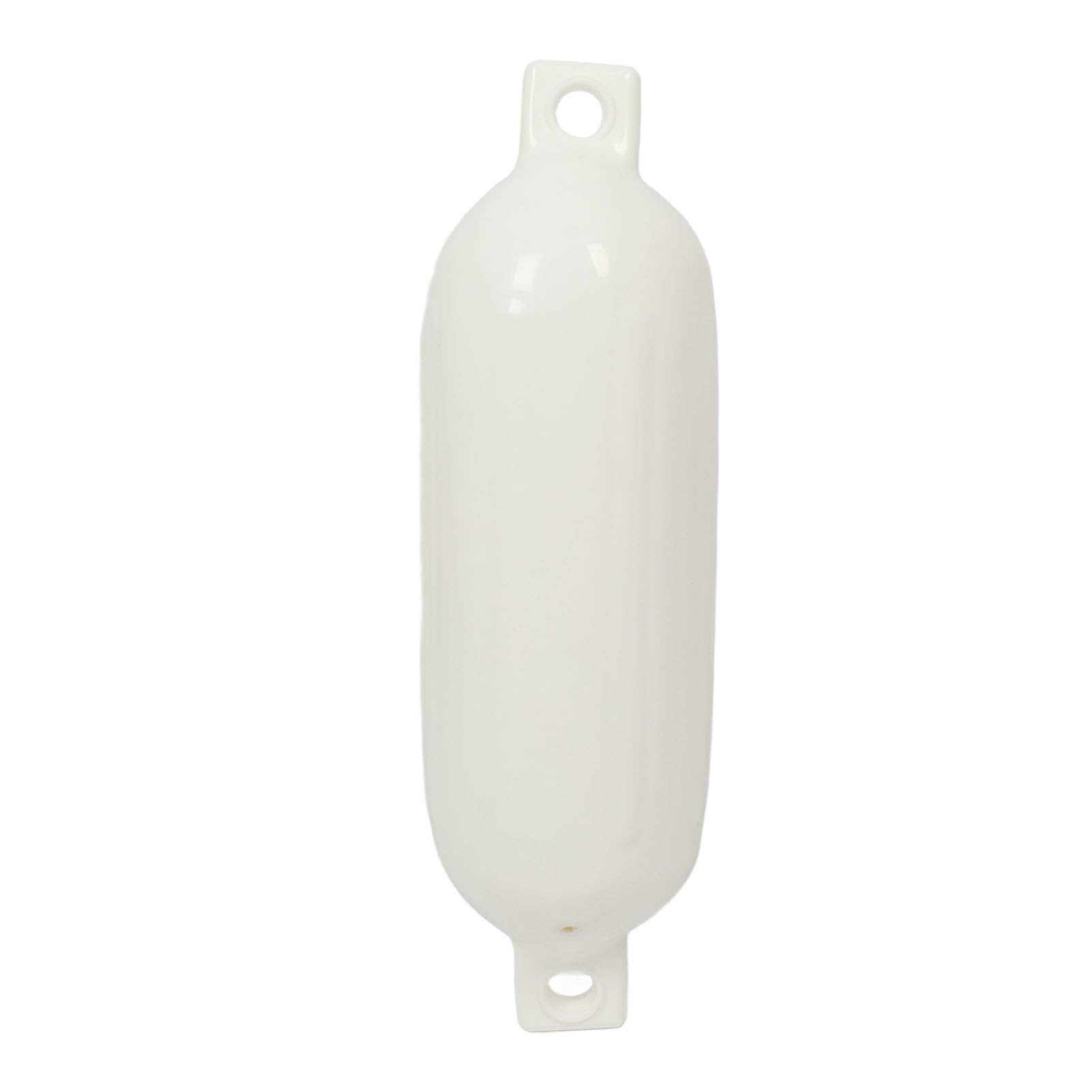 Parabordi Gonfiabili per Barche - Confezione da 4-14 cm x 51 cm in PVC Nervato con Cima per Yacht, Pontoni e Protezione del Molo (Bianco)