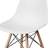 Modern Style Dining Chair, Home Kitchen Shell Lounge Plastic Chair, Mid Century Modern DSW Ergonomic Dining Chair for Living Room, Bedroom #3