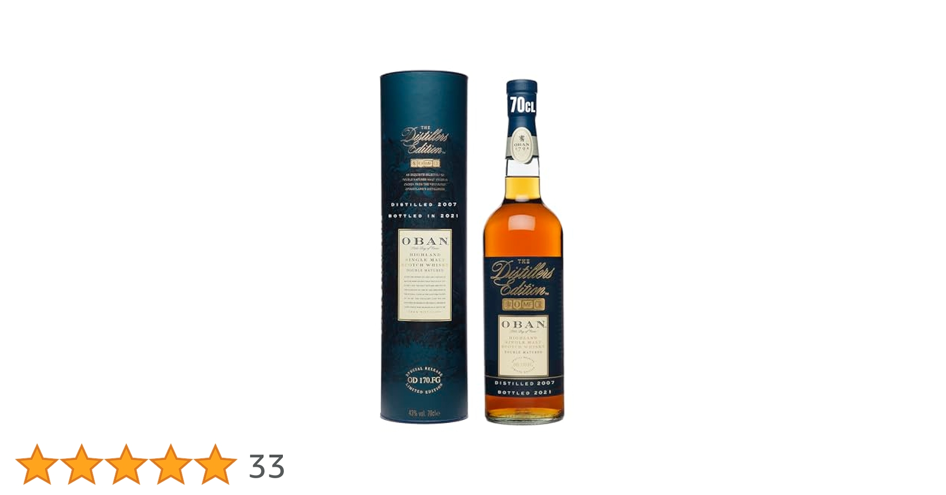 OBAN Distiller's Edition 2007/2021 限定 Oban Distillers Edition 2021 | Loch Fyne Whiskies