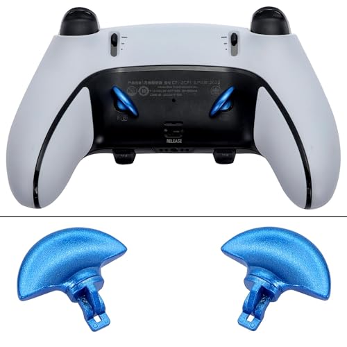 Image of 4PCS Metallic Back Paddles for PS5 Edge Controller, Interchangeable Metal Stainless Steel Back Buttons Replacement for PS5 Edge Controller - Controller NOT Included