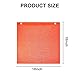 Yuikome 6 StüCke 18X18 Gittergewebe Sicherheits Flaggen Orange Warnen Flagge Bungee Sicherheits Flagge Gute Sichtbarkeit Wetterfeste Flagge mit ÖSen