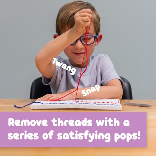 SPARK & WOW Calm Down Threading Boards | Set of 2 | Sensory Activity Board | Autism Toys for Play Therapy | ADHD Toys for Sensory Play - Image 7