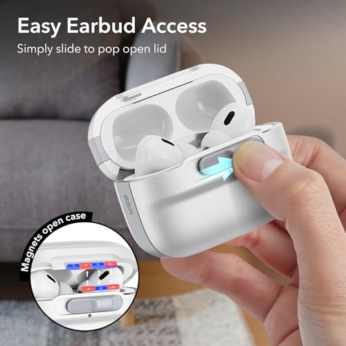 ESR for AirPods Pro 2 Case (2023/2022/2019, 2nd/1st Gen), Compatible with Airpods Pro 2 (USB-C/Lightning Cable) - Image 3