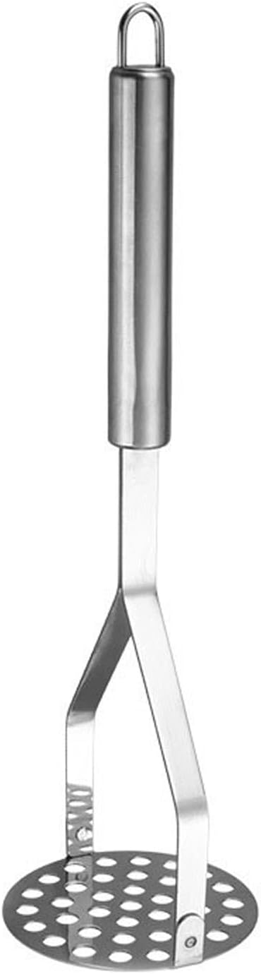 Masher Stainless Steel Potato Masher Fruit Vegetable Pressure Mud Machine KitchenFood Crusher Complementary Gadget Mashers(Wavy)
