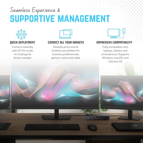 Image of SD25TB4 Dell Pro Thunderbolt 4 Smart Dock - USB-C Docking Station 130W Power Delivery - 4 Displays 4K, 2 DP 1.4, HDMI 2.1, 2 TB4, 2.5GbE, Wi-Fi