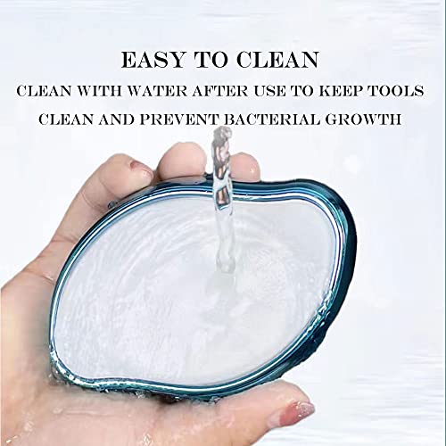 Crystal Hair Eraser, Painless Exfoliation Crystal Hair Removal Tool, Painless Exfoliating Crystal Epilator for Men and Women Arms, Legs, Reusable Quick Hair Removal Tool (Black) - Thumbnail 5