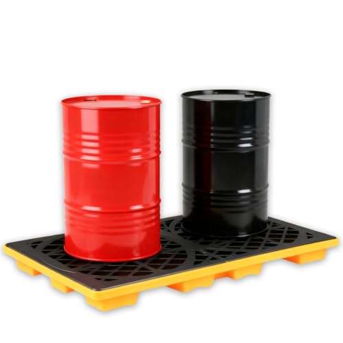 Modular Spill Containment Trays with Drain Fork Pockets