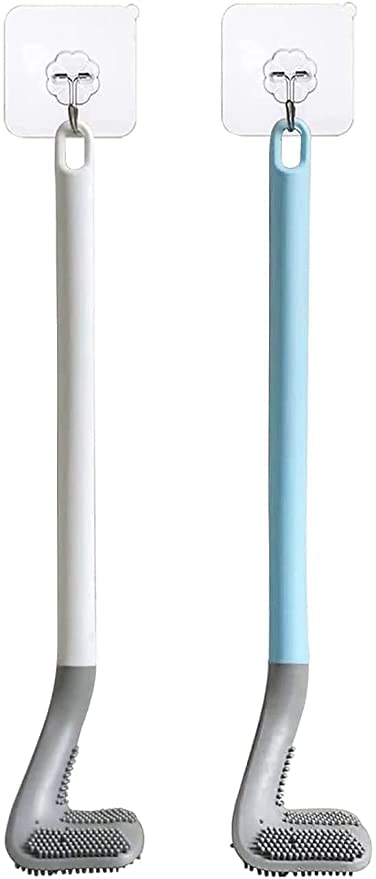 Henceberry Golf Shape Toilet Brush Cleaner - L Shape Toilet Brush Golf Head Cleaner Flexible Silicone Brush for Quick Cleaning of Home, Kitchen, Bathroom, Toilet, Wash Basin Daily use. Daily use. (B0BYZQS3S7) Amazon Price History, Amazon Price Tracker