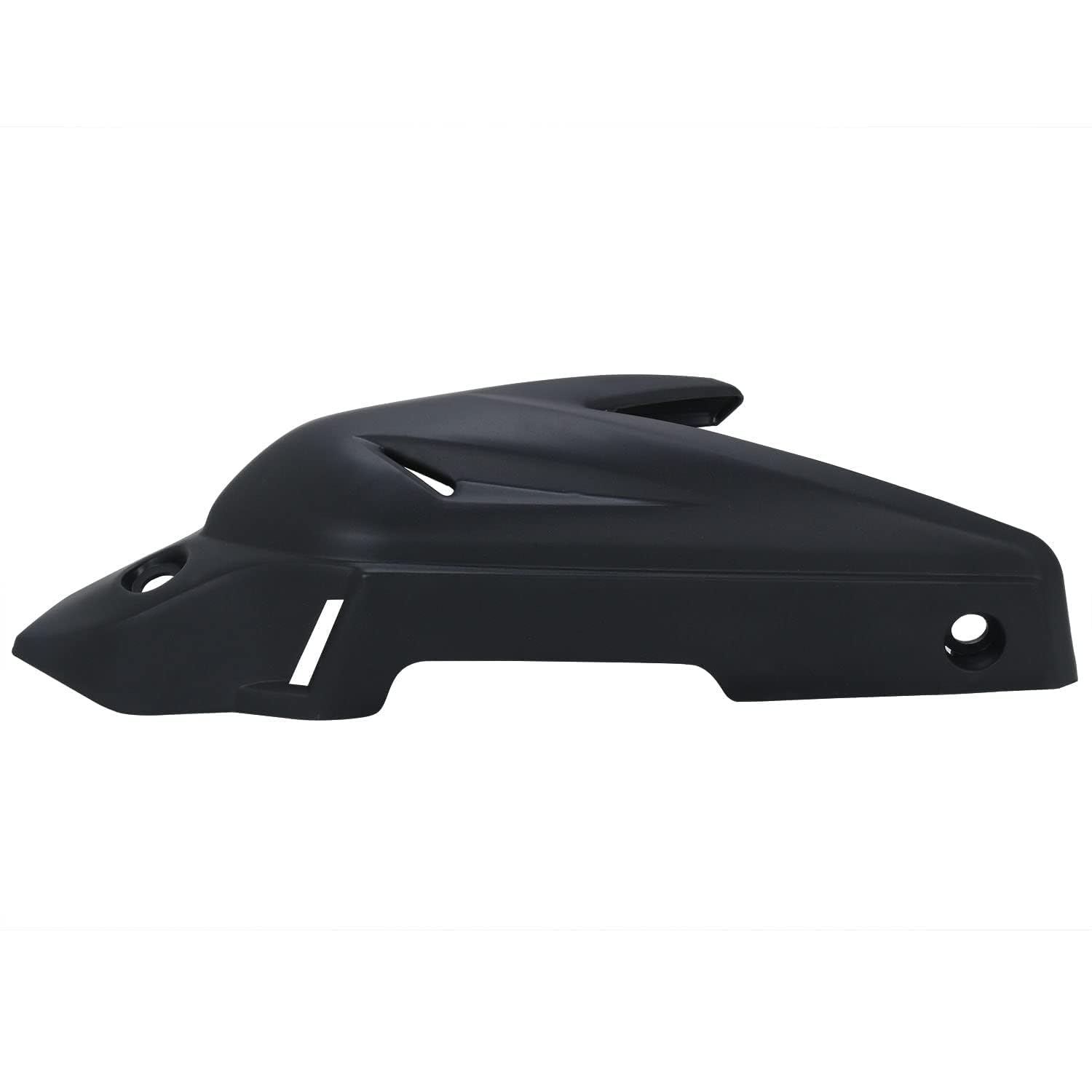 Silencer Guard for FZ V2 Exhaust Protector Cover Black | Heat Resistant, Anti-Rust Shield, Durable Metal Build, Protective Cover, Matte Black Finish-image-27