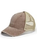 Adams Distressed Ollie Cap OS MISS MUD/ TAN