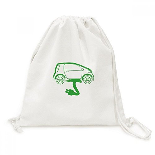 Sac à dos cordon en toile avec cordon ajustable dessin écologie