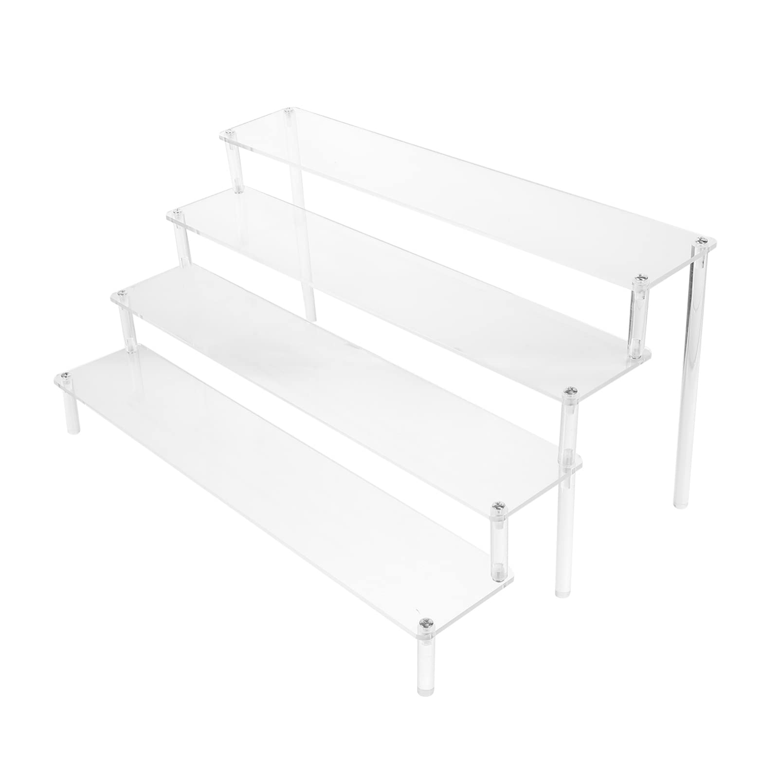 SOLUSTRE Transparent Acrylic Cake Display Rack Cake Stand for Cupcakes Desserts and Models and Easy to Clean Home Decor Organizer Height