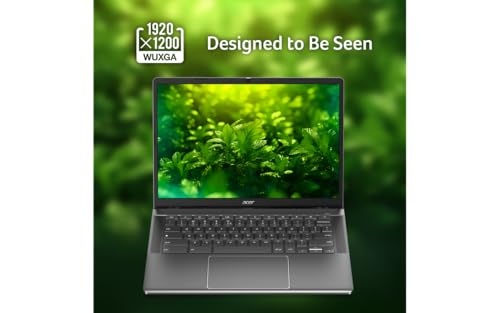 Image of Acer Chromebook Plus 514 CB514-3H-R430 | 14 inch WUXGA IPS | AMD Ryzen 5 7520C | 8GB RAM DDR5X | 256GB SSD | AMD Radeon 610M | QWERTY Keyboard