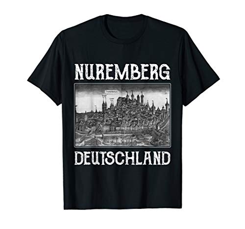 Nuremberg City Deutschland Germany Bavaria Vintage T-Shirt