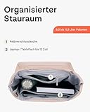 Johnny Urban Rucksack Damen & Herren Klein Rosa - Robin Small - Kleiner Rolltop Daypack mit 12 Zoll Laptopfach - Tagesrucksack für Uni City Business - Wasserabweisend