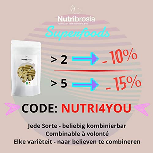 Ashwaghanda 120 capsules superfood raw organic Adaptogen vegan Ayurveda Yoga Stress - Image 7