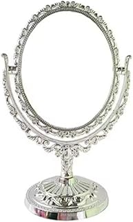 Espejo de maquillaje, espejo retro de doble c...