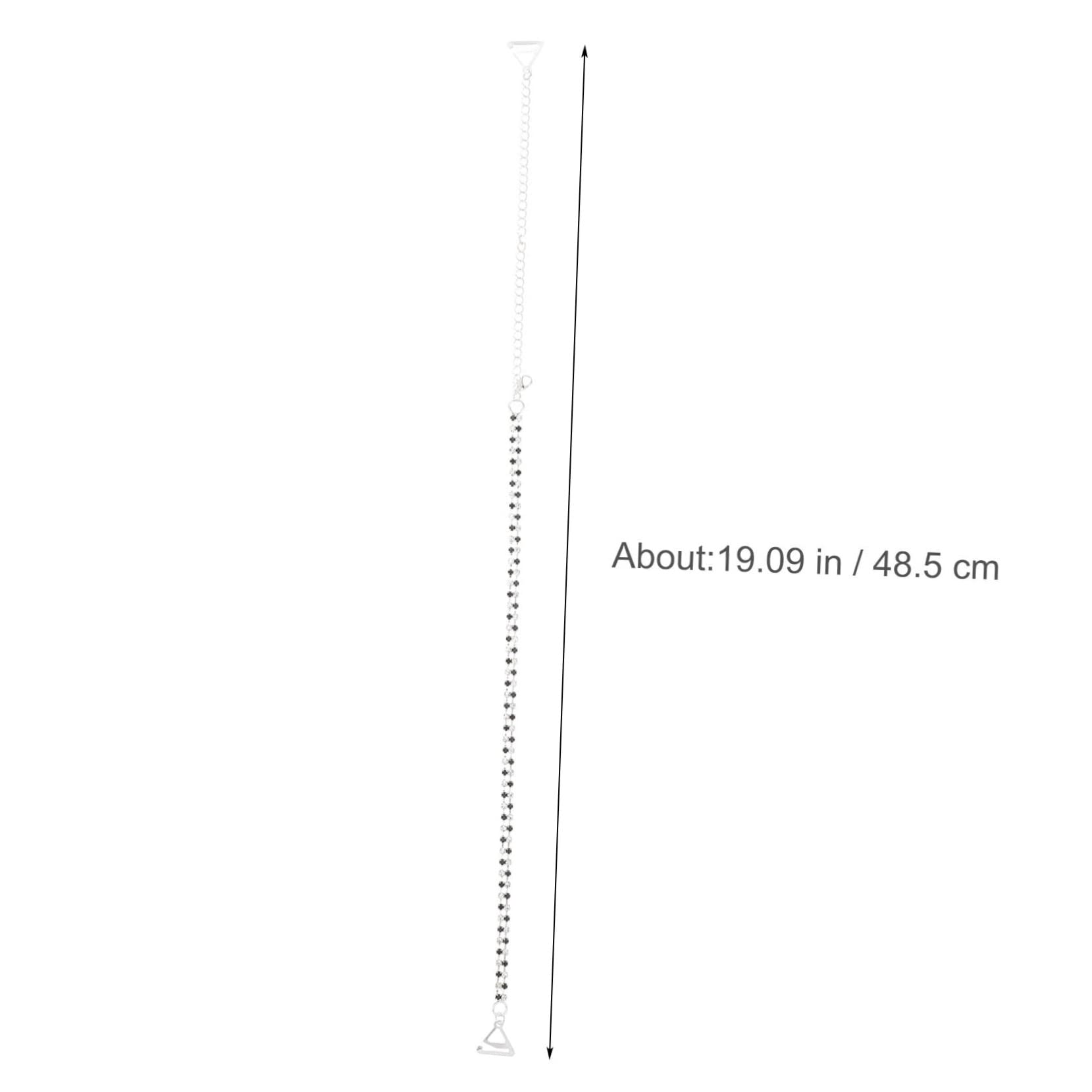 VALICLUD 5pares Correas Ajustables De Rhinestone Para Sujetador De Tirantes Decorativos Para Ropa De Fiesta y Vestidos Sin Hombros Accesorios Chic y Elegantes