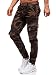 Produktbild BOLF Herren Jogginghose Cargohose Sporthose Trainingshose Jogger Sweathose Fitnesshose Jogpants Fußballhose Sweatpants Beinabschluss Pants Baumwolle Slim Fit CATENVIN CT6013 Braun L [6F6]