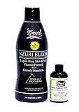 Nzuri Elixir Hair Skin and Nail with Vitamin D - 32 Oz + Nzuri Hair Follicle Food 61- Ancient Miracle Hair Growth Oil 4oz Vitamins to Make Hair Grow Long Intense Grow Long Hair Supplements Combo pack