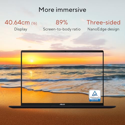 Image of ASUS Vivobook 16 (2026), AMD Ryzen AI 7 445, AMD Radeon iGPU, 16GB RAM, 512GB SSD, FHD+, 16 inch, (40 cm), Windows 11, M365 Basic(1 Year)* Office 2024, Quiet Blue, 1.88 kg, M1607GA-MB030WS, Co-Pilot+ PC
