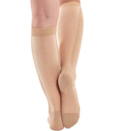 Therapeutic Circulation Stockings, Ladies, Tan (1 Pair) #TOP2