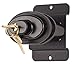 Hold Up Displays Wall Mounted Locking Pistol Diplay HD70-FW Black for Handguns