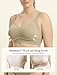 COMFELIE Wireless Minimizer Bra Smoothing Wirefree Bras Seamless Unlined Bralette Wood XL
