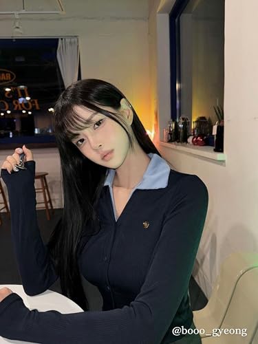 CIDER Sweaters for Women Top Long Sleeve Collar Neck Button Knit Blouse Cardigan Patchy Embroidery2