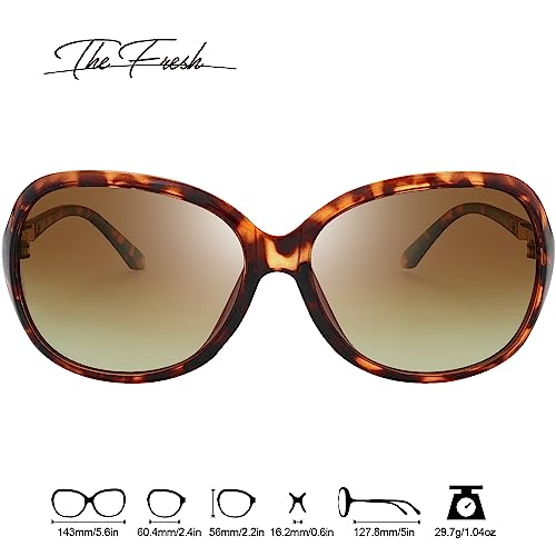 Image of The Fresh Women's Oversized Square Jackie O Cat Eye Hybrid Butterfly Fashion Sunglasses - Exquisite Packaging