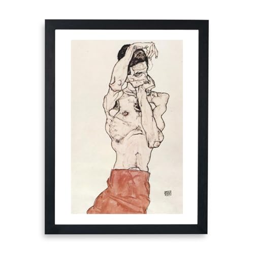 Grande affiche Egon Schiele encadrée de qualité supérieure