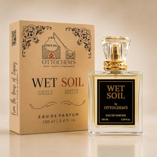 Ottochem Wet Soil EDP | Petrichor Inspired First Rain Perfume | 100ml