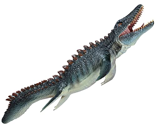 Coyka – Mosasaurus Action Figure – Sea Monster Toy - Prehistoric Sea Creature – Blue – 13 Inch #TOP10