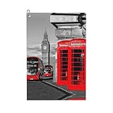 Regalo: esta toalla impresa con el teléfono de Golf England UK Retro London puede ser el regalo perfecto para diferentes entusiastas del golf. La toalla de golf de fibra ultrafina con clip de aleación de aluminio se puede dar a tus amigos, colegas, compañeros de clase, familiares, padres o algunos entusiastas del golf, haciéndoles sentir tu sincero cuidado y amor.