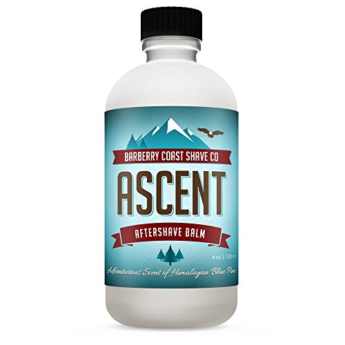 Himalayan Ascent Aftershave Lotion/Balm - Cooling Menthol - Scent: Blue Pine, Sandalwood, Cedar, Mandarin & Amber - No Harmful Chemicals, No Parabens - 4Oz. #TOP2
