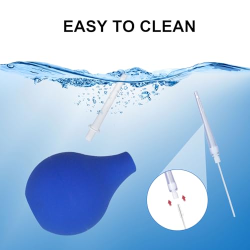 SKHAOVS Enema Bulb 160ml Poire de Lavement Intime Femme Homme Nettoyage Kit De Douche avec 2 Buses En Silicone Amovibles 1 Brosse De Nettoyage – vue 7
