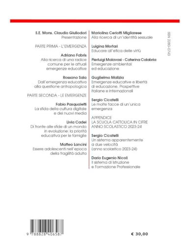 Emergenze Educative. Scuola Cattolica In Italia. 26° Rapporto - 2